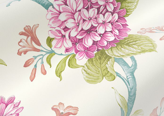 Bouquet Velvet, Wild Rose - Roman Blind - Image 4
